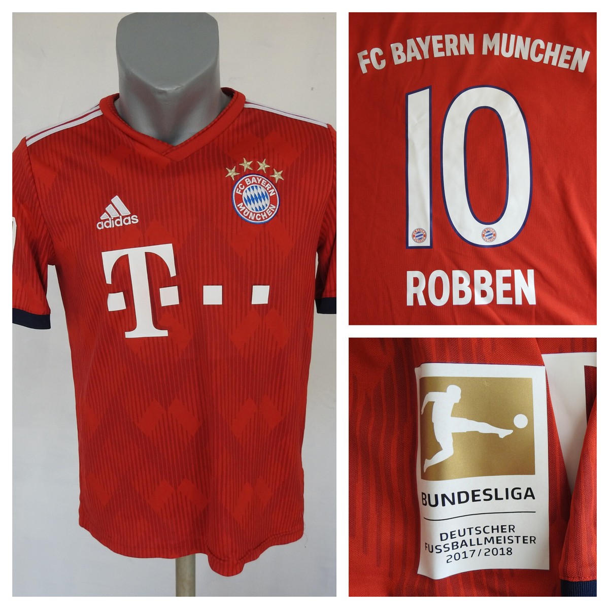 adidas FCバイエルン・ミュンヘン ウェア 10ROBBEN ユニフォーム adidas - adidas FCバイエルン・ミュンヘン ウェア 10ROBBEN