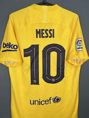 MEN FC BARCELONA 2020/2021 LIONEL MESSI #10 FOOTBALL SOCCER