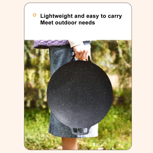 (Gas Type 30cm)Korean BBQ Plate Barbecue Grill Non Stick Circular Frying Pan NEW - Picture 17 of 24