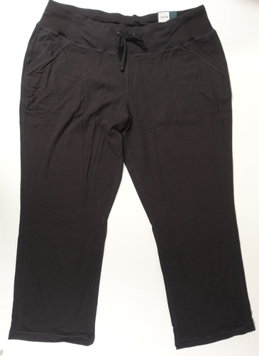 Tek Gear Athletic Pants Women PXXLS Petite Short Straight Leg Pockets Black - Picture 7 of 14