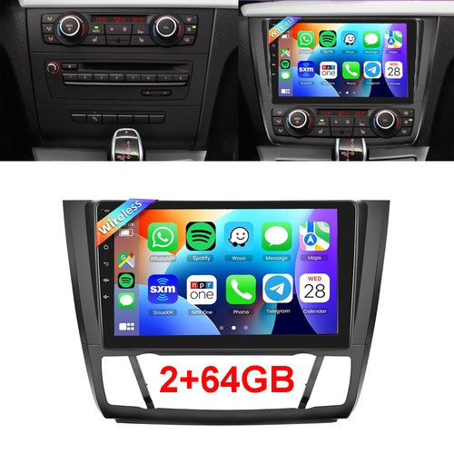 9" Android 15 Autoradio Carplay GPS 2+64G für BMW 1er E81 E82 E87 E88 2008-12 - Bild 1 von 21