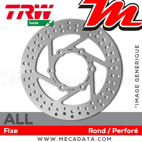 Bremsscheibe vorne TRW Lucas MST 205 Honda PC 800 Pacific Coast (RC34) 1991 - Bild 2 von 2