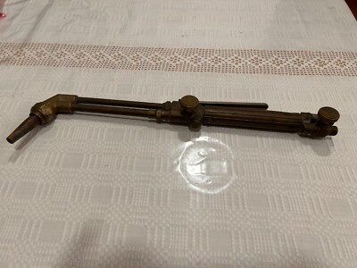 Vintage GOSS  Tru Lite  Oxy-Acetylene Cutting Torch w/ Victor 3-GPM Tip   Brass