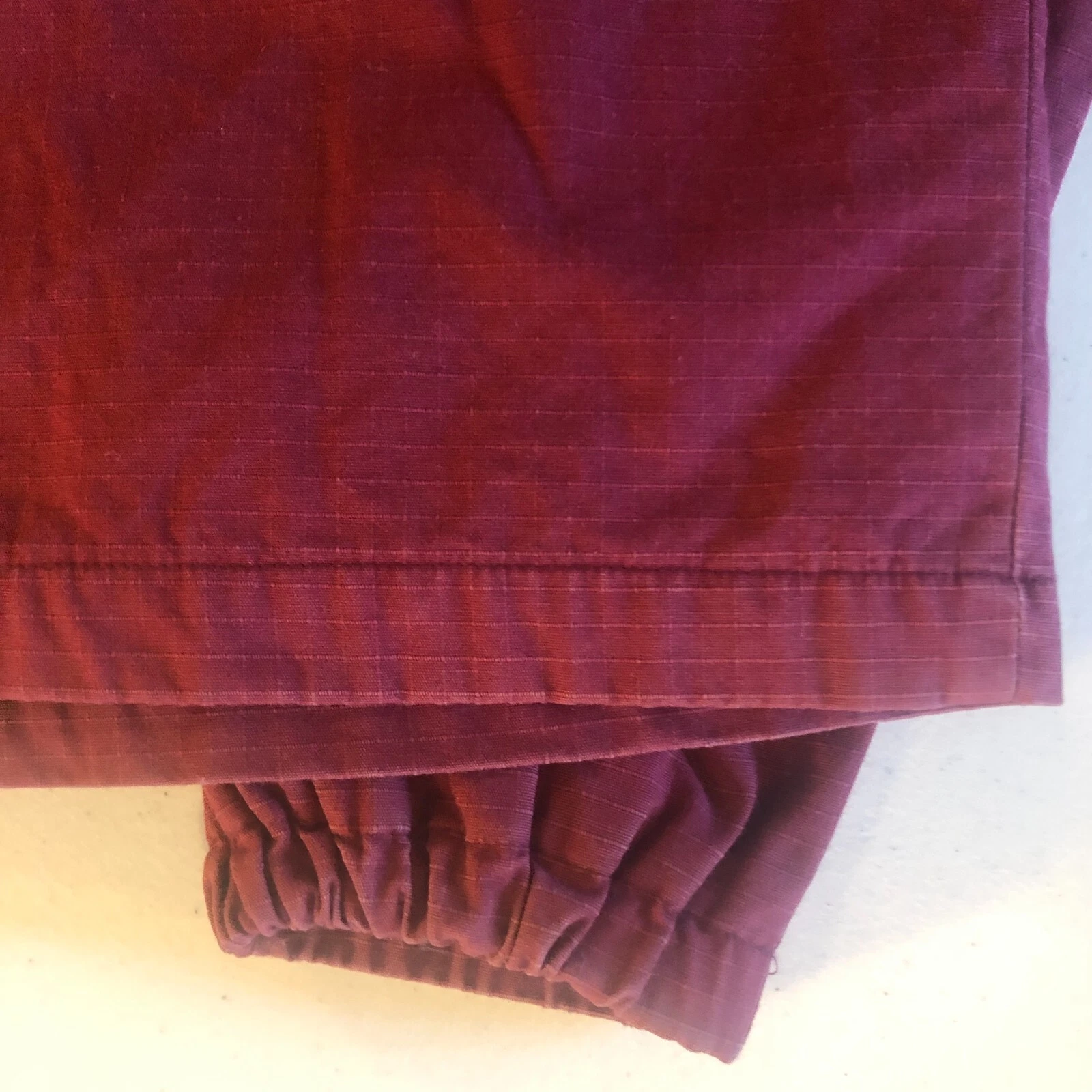 Vintage FA F*cking Awesome SH*T Cotton Ripstop Coach Jacket Size L Maroon 2015 - product detail image 15