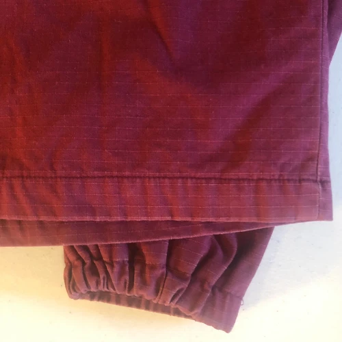 Vintage FA F*cking Awesome SH*T Cotton Ripstop Coach Jacket Size L Maroon 2015 image 15
