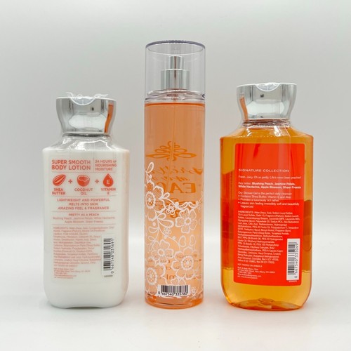 Bath and Body Works Pretty As A Peach Lozione, Nebulizzatore e Gel Doccia Confezione da 3 Pezzi - Foto 2 di 2