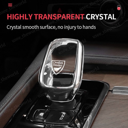 Crystal Gear Lever Shift Knob Shitfer For Volvo S60 S90 XC60 XC90 V60 2017-2024 - Foto 10 di 14