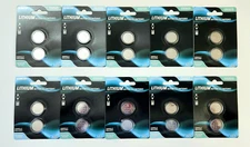 LOT OF 10 E-CIRCUIT  LITHIUM BATTERIES CR2025 2 PACKS-EXP 9/2026-FREE SHIPPING