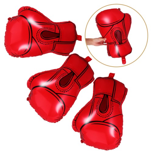 6 Pcs Boxing Balloon Decoration Gloves Cake Topper Birthday Party Decorations - Picture 11 of 12