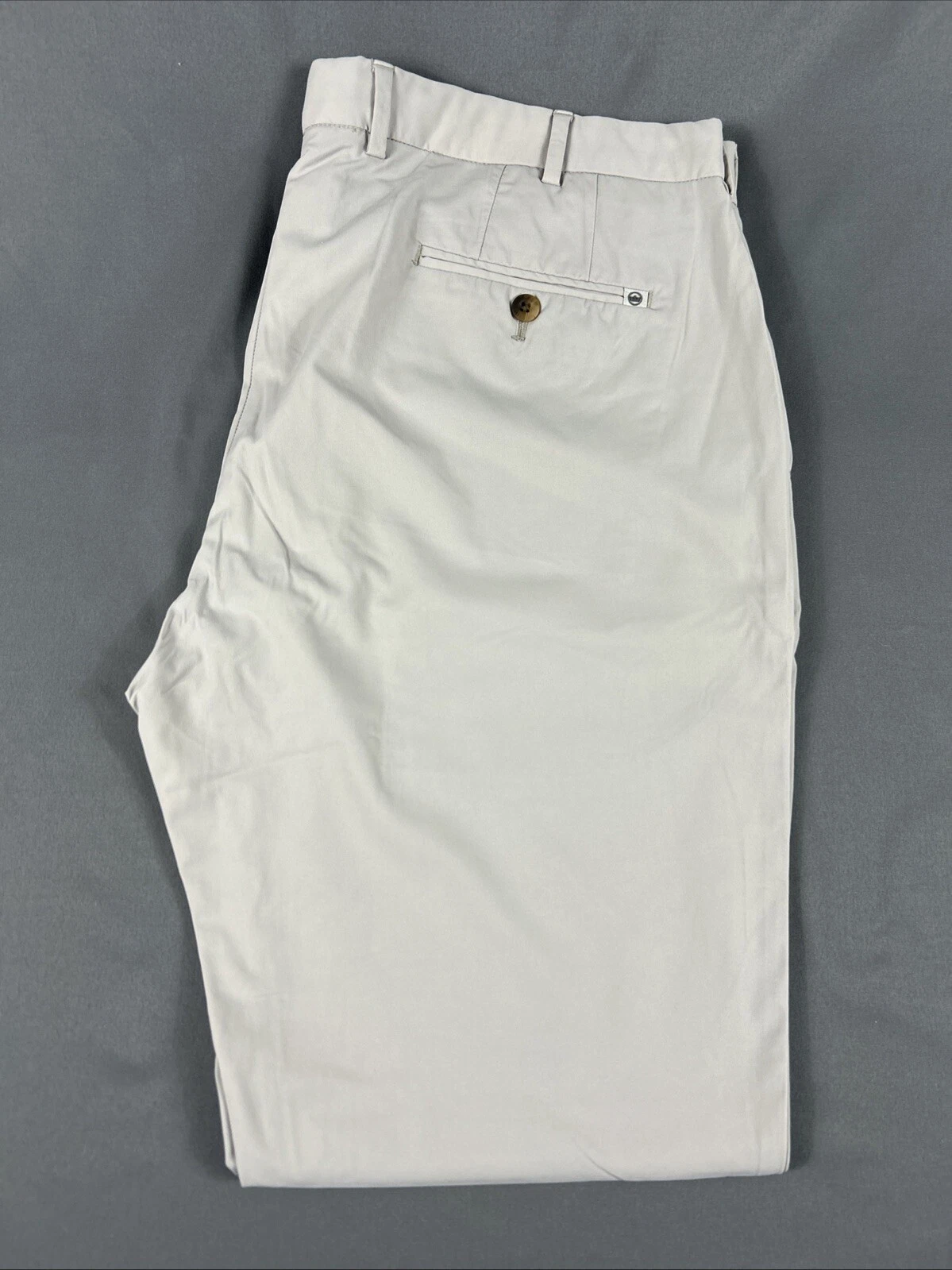 Peter Millar Golf Pants Crown Crafted 38 x 32 Gray Nylon Spandex