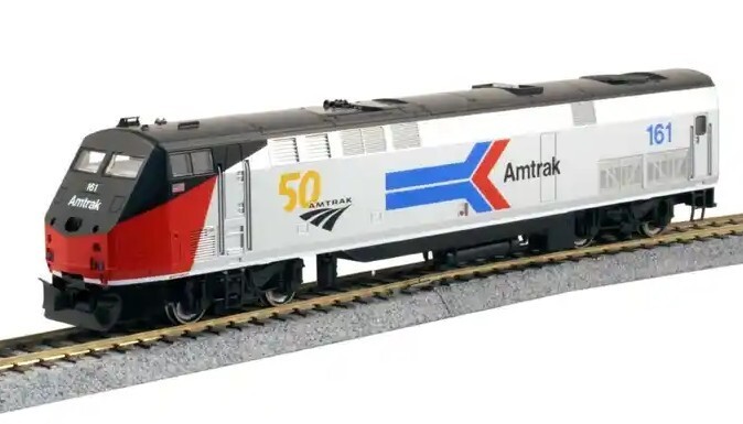 H0 Gauge - Kato Diesel Locomotive GE P42 Genesis Amtrak - 37-6114 New