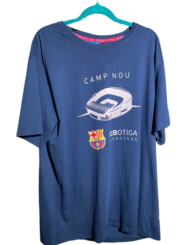 Vintage Barcelona FC Tshirt Men Rogers Camp Nou FCBotiga Size XXL