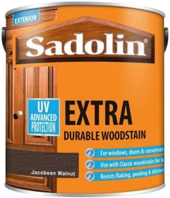 2,5 l Sadolin extra lösemittelbasiert Außen Innen Holzfleck Jakobsnussbaum