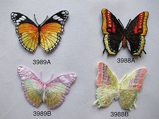  3988,3989 Butterfly Embroidery Iron On Applique Patch