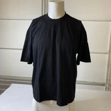 COTTON CITIZEN Short Sleeve Bowie Tee Unisex Size M Jet Black