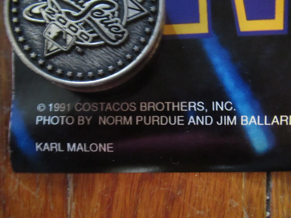 1991 karl malone the mailman costacos brothers poster new never opened - Image 4 of 4
