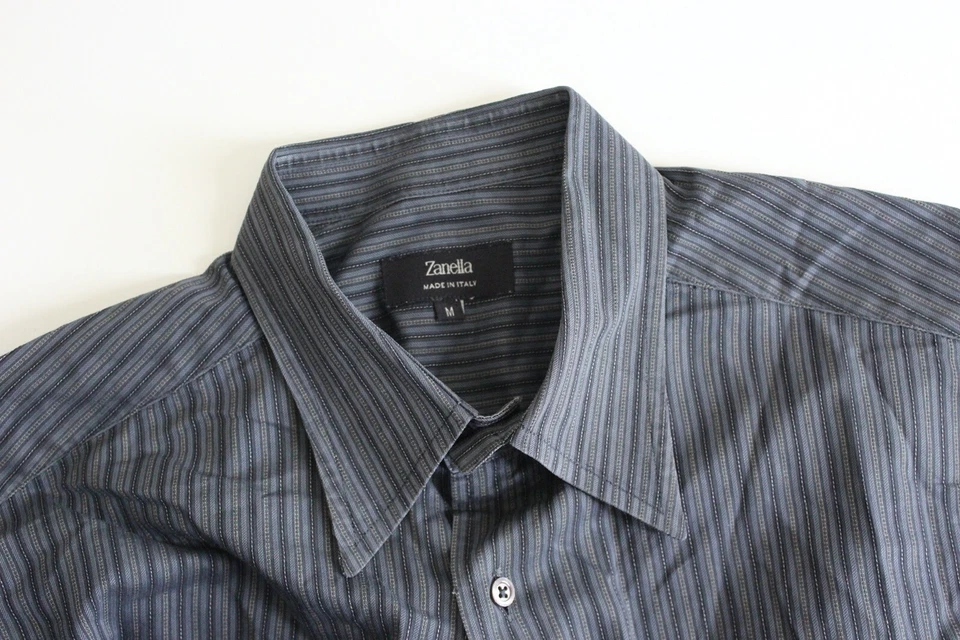 CAMISA MANGA LARGA Zanella Italia Rayas Mediana M 15,5 x 35/36 Foto 3 de 4