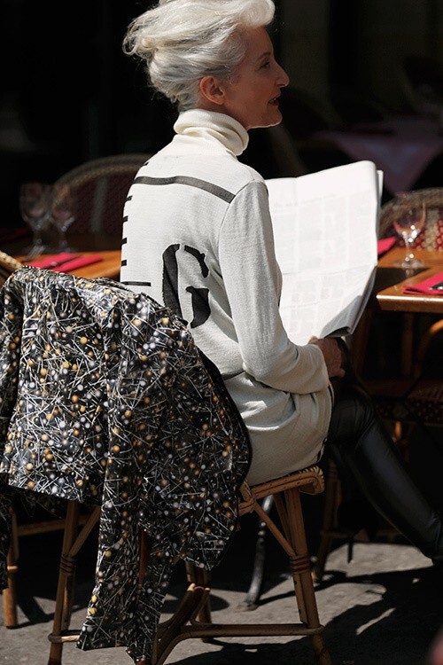 【40】Jean Paul GAULTIER FOR SEPTPREMIÈRES Jean Paul GAULTIER FOR SEPT PREMIERES Border T-shirt 40