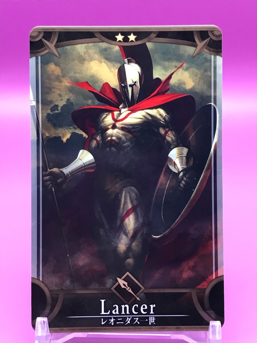 Leonidas FGO ARCADE GAME Card TCG Fate/Grand Order TYPE-MOON JAPAN