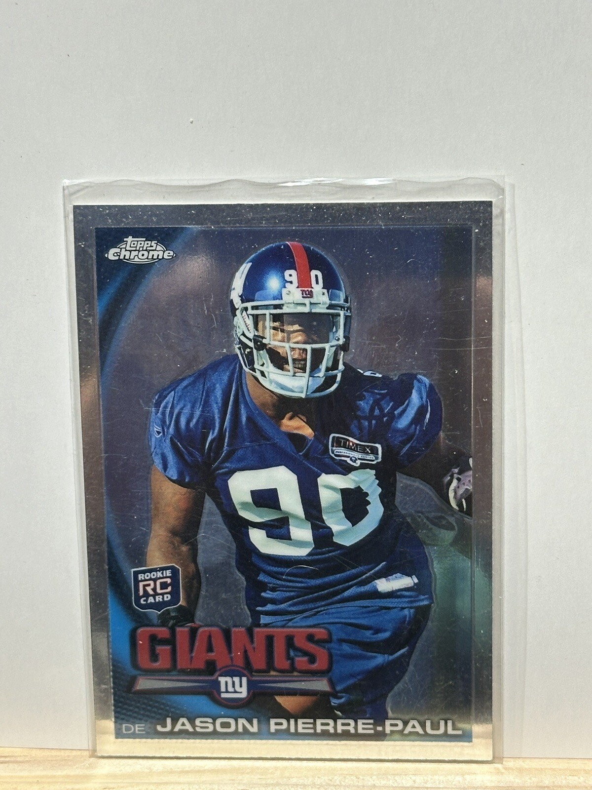 Jason Pierre-Paul 2010 Topps Chrome ROOKIE Refractor #201 - New York Giants