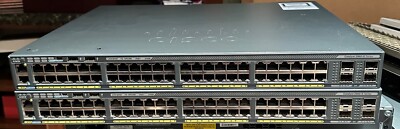 Cisco Catalyst (2960S-48LPS-L) 48-Ports Rack-Mountable Switch Managed