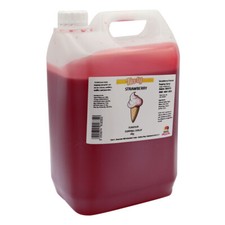 Tas-ty Strawberry Topping Sauce Flavour Ice Cream Sundaes Sweet Creations 6kg