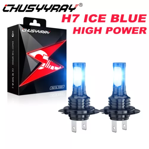 H7 LED Headlight 8000K ICE Blue Bulb For Mercedes-Benz GLK350 2010-2015 Low Beam - Picture 1 of 13