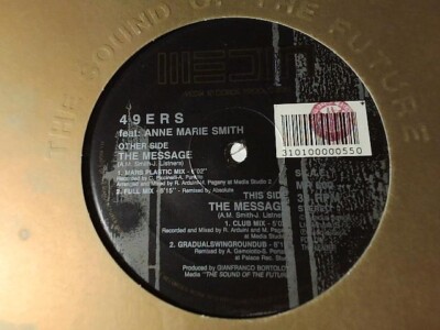 49ERS feat. ANNE MARIE SMITH The message 12'' ITALY 4 TRACKS