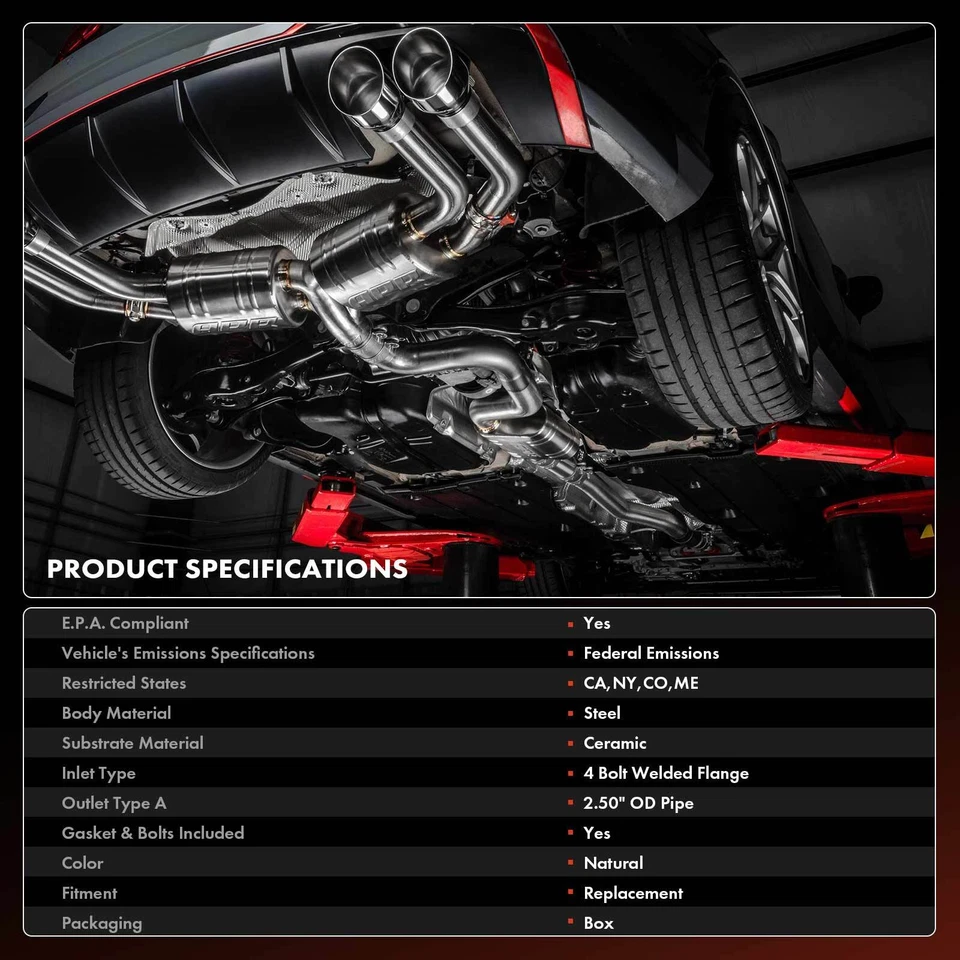 Convertidor catalítico para Dodge Grand Caravan Chrysler Town & Country 2005-2007 Foto 3 de 4