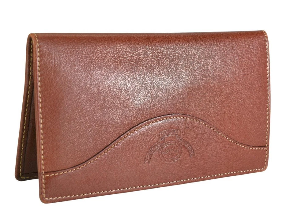 NEW Vintage 2003 Ghurka GW145 Breast Pocket Wallet Chestnut Vintage Leather 38 - Image 2 of 4