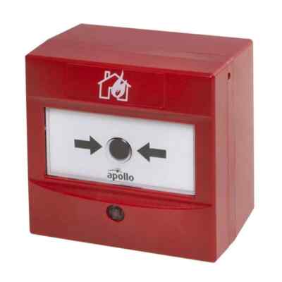 Alarm Sense adressierbare manuelle Rufstelle Oberflächenmontage, zurücksetzbar, Apollo, rot