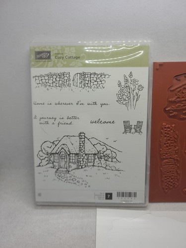 Stampin Up Cozy Cottage Stamp Set - Stone Fence, Chairs, Home - Picture 8 of 24