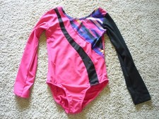 DANSKIN Child  s MED 7/8 Gymnastics Leotard --ABSTRACT