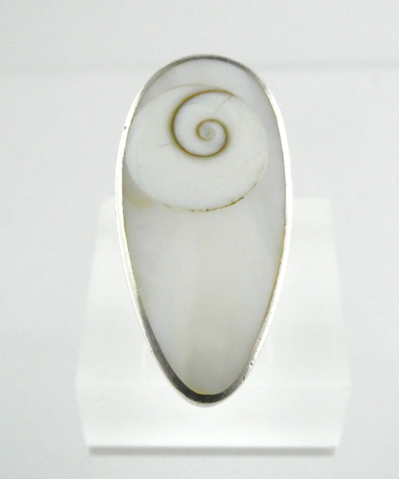 FD Designer Sterling Silver Shiva Shell Statement… - image 2