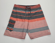 Ocean Current Swim Trunks Mens 34 Orange Board Shorts Bathing Suit Beach Men