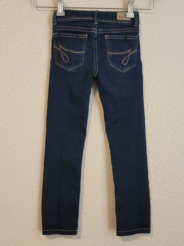 Jordache Jeans Girls Size 6 Skinny Stretch Denim Dark Blue - Picture 4 of 6