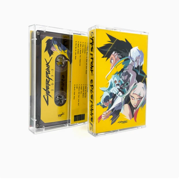 Cyberpunk 2077 Edgerunners  Fluorescent Green Cassette Tape Anime Tracks - Image 4 of 4