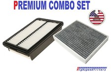PREMIUM ENGINE AIR FILTER & CARBONIZED CABIN FILTER For 2018 - 2022 HYUNDAI KONA