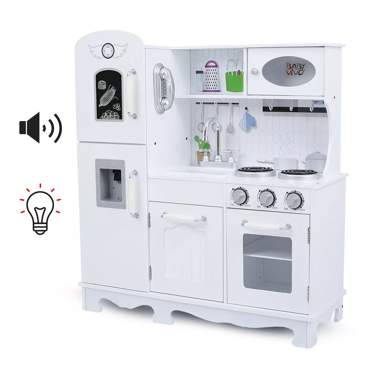 Baby vivo cocina sales de juguete de madera