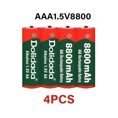 BATTERIE RICARICABILI AAA STILO 1,5V 8800 MAH– ALTA CAPACITÀ,LUNGA DURATA 2025 - Foto 12 di 17