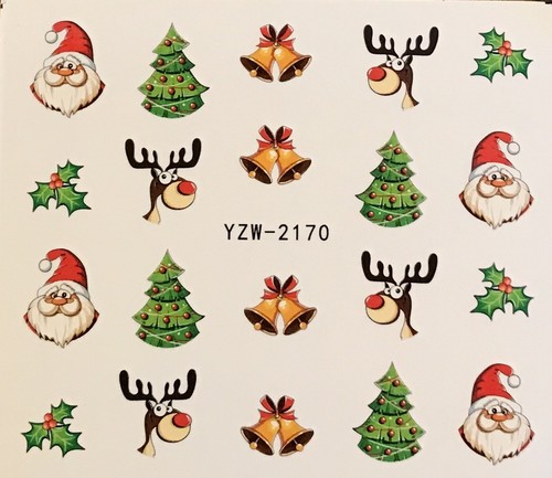 Christmas Reindeer Nails - Snow Nail Art - Christmas Stickers - Stocking Filler - Picture 14 of 19