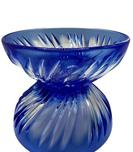 Cristal D'Arques France Cobalt Blue Glass Dolpin Lead Crystal #2