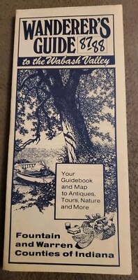 1987 Wabash Valley Indiana VTG Travel Brochure A74