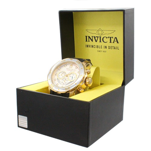 Invicta Mens Watch Pro Driver Scuba 6985 Mens Watches Gold Quartz