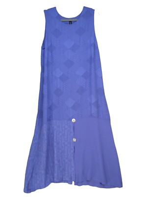 Coco + Juan Dress Womens 1X Maxi Purple Lavender Lagenlook Boho Sleeveless  USA | eBay