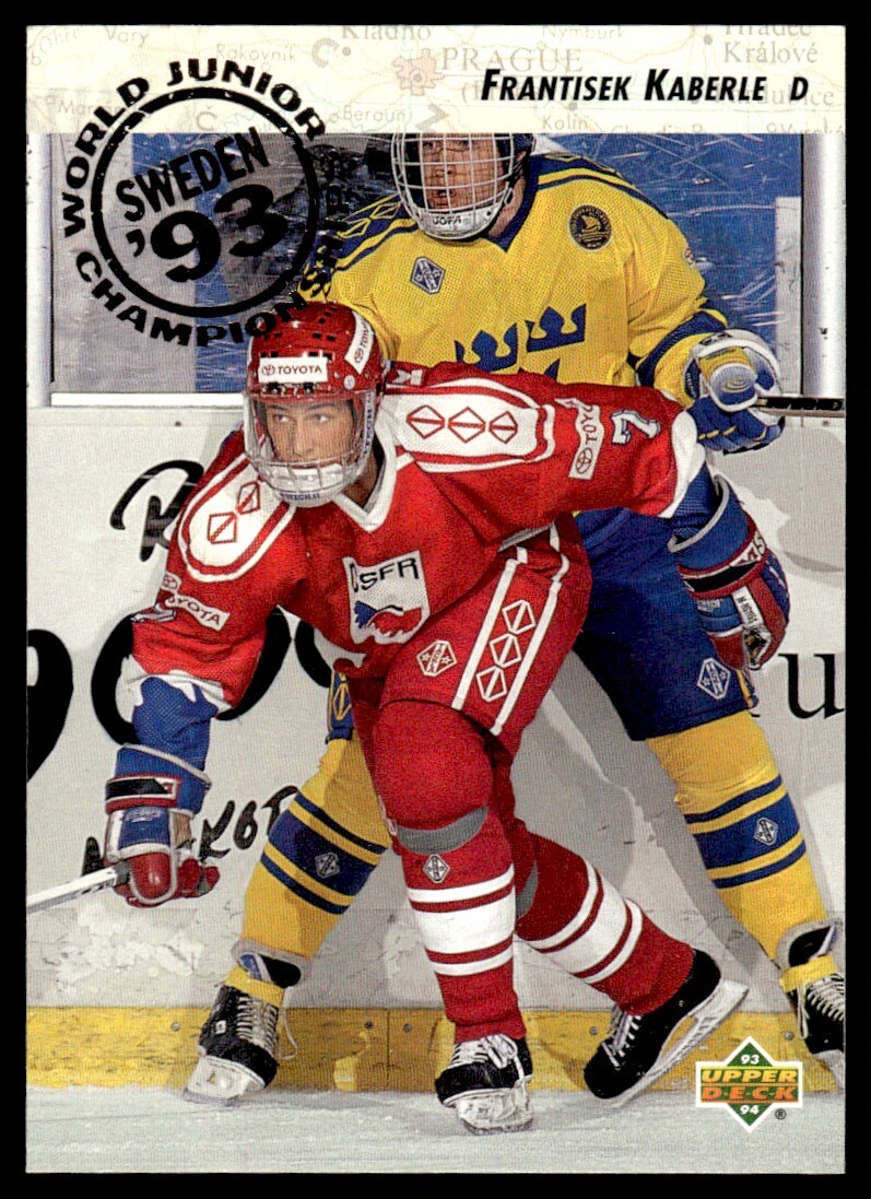 1993 Upper Deck #261 Frantisek Kaberle - Czechoslovakia - Rookie
