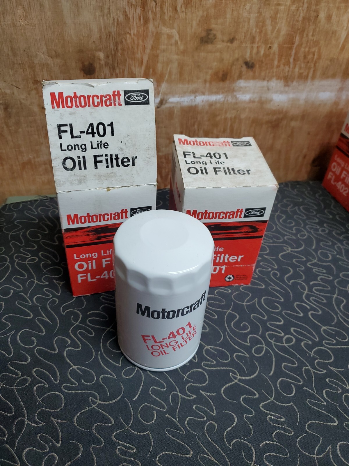 2 New Motorcraft FL-401 Spin-on Engine Oil Filter Replacement