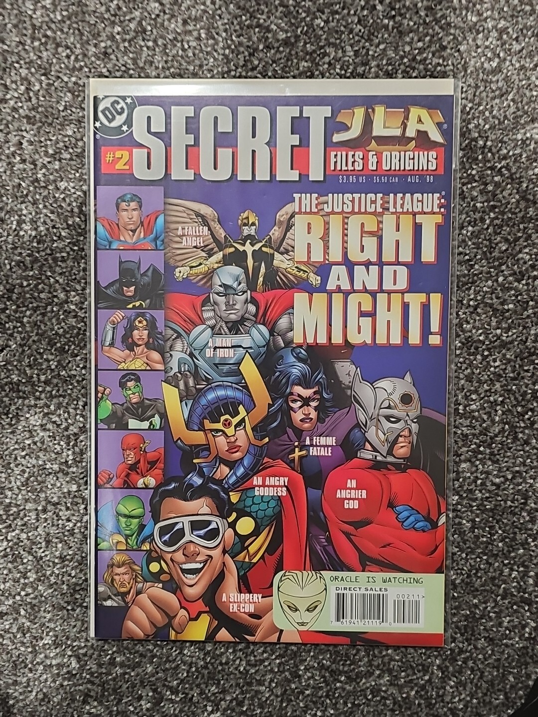 Secret Files And Origins: Jla #2 (Aug 1998) Dc Comics