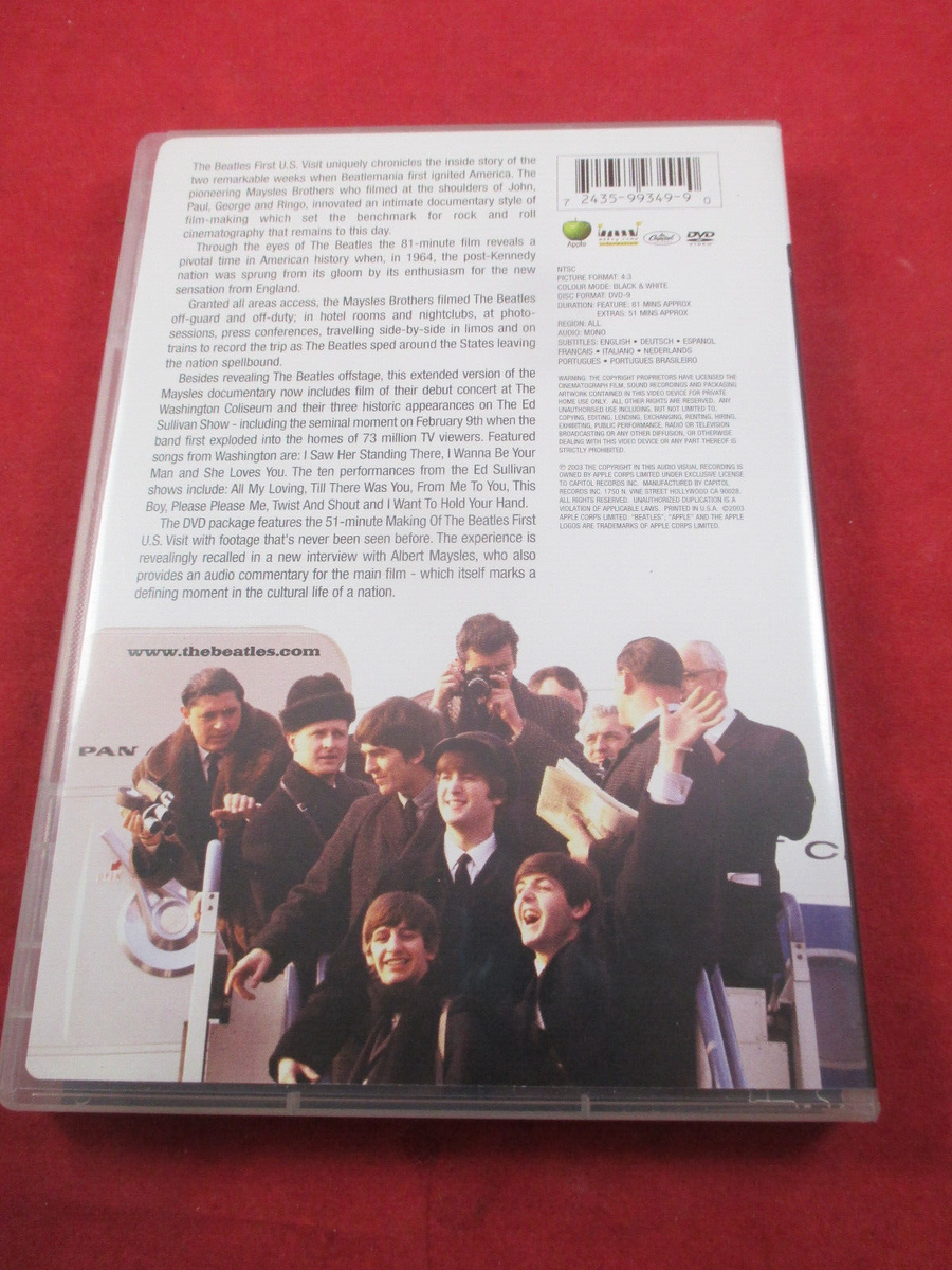 The Beatles: the First U.S. Visit (DVD) MINTY 724359934990| eBay