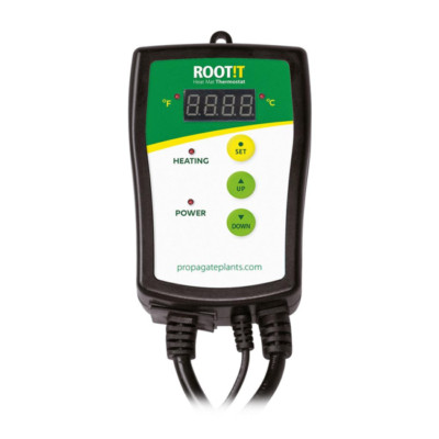 ROOT!T Thermostat für Heizmatten, Steckertyp CEE 7/5 (Typ E+F), für EU/FR